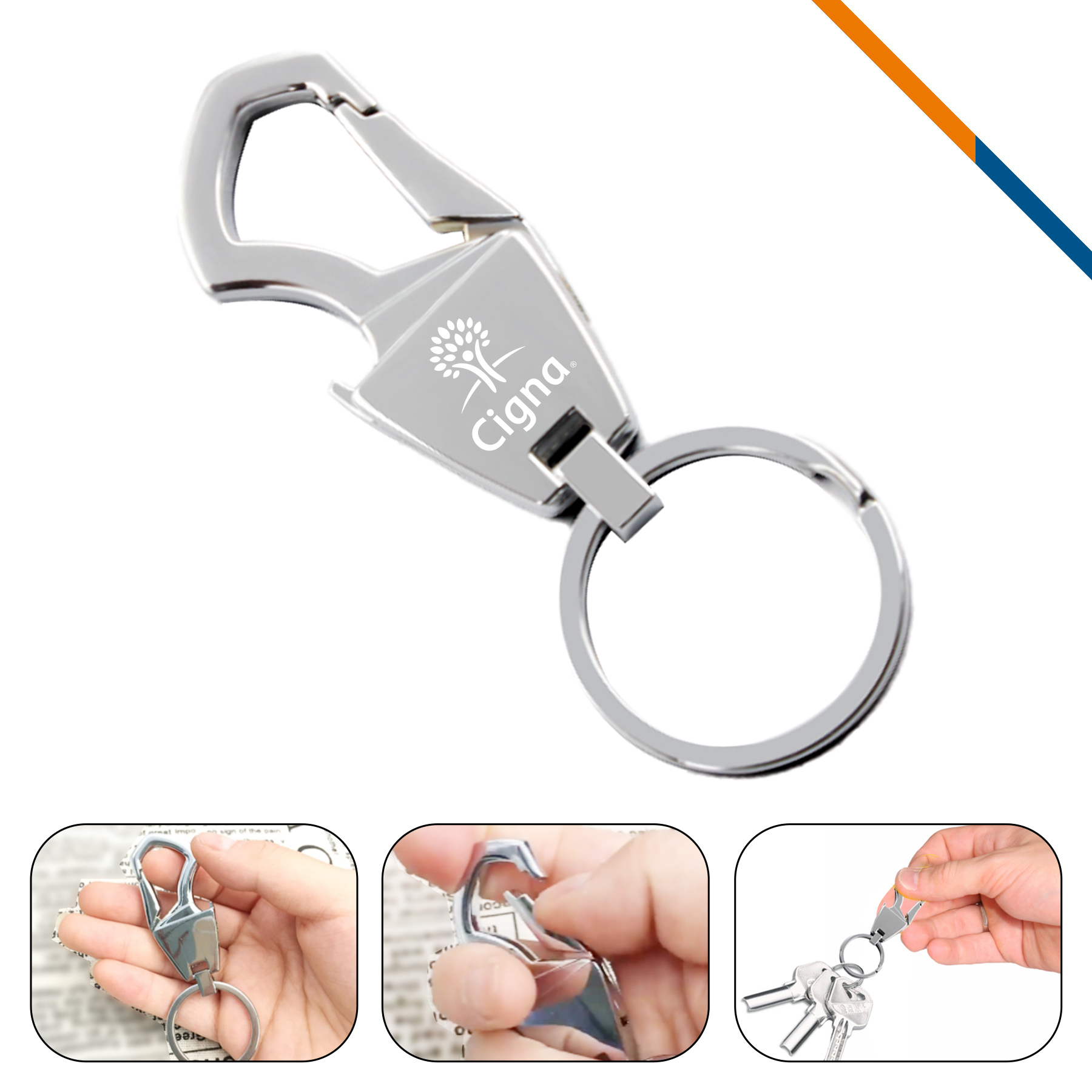 Leshop 2in1 Metal Keychain 5