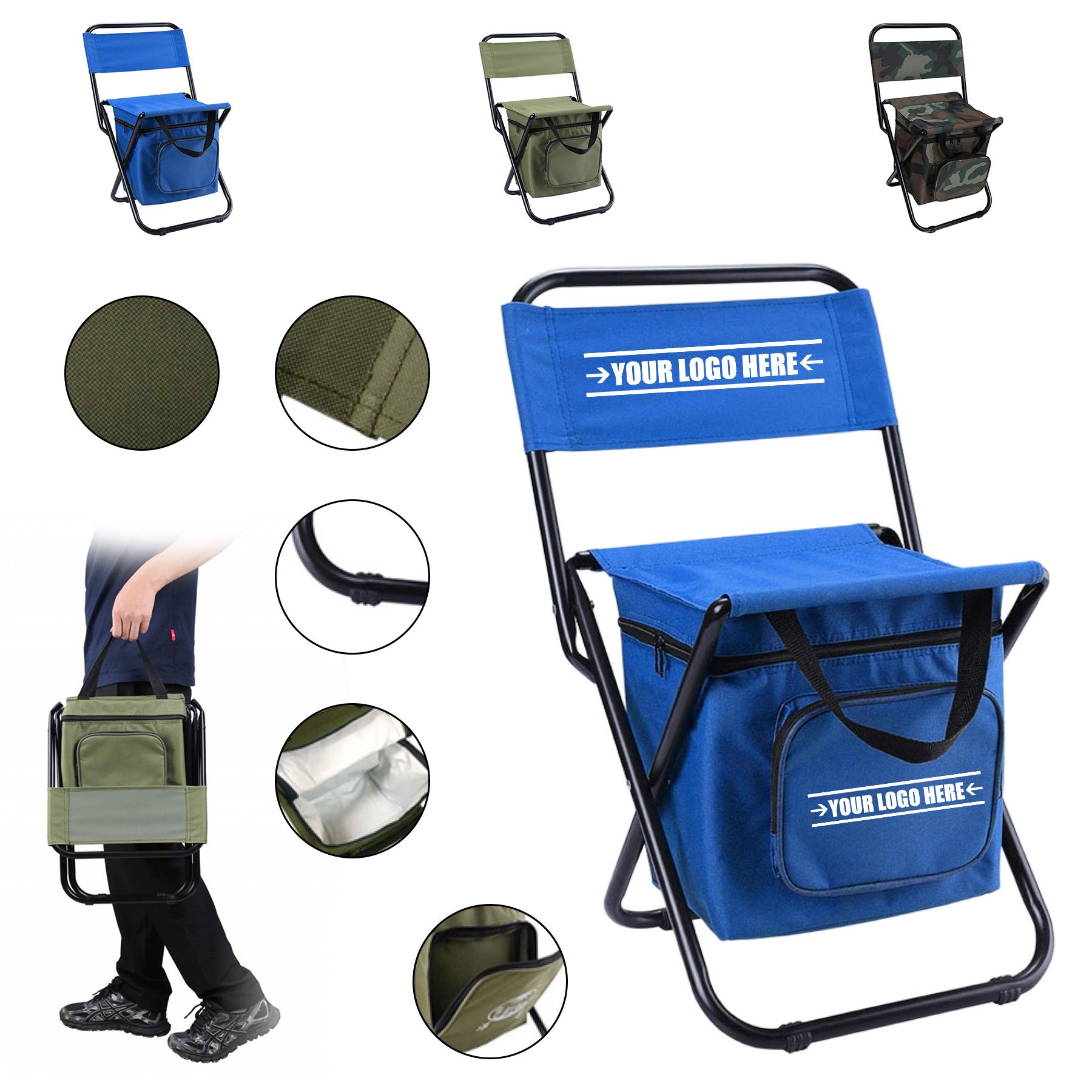 2 In 1 Chair With Cooler Bag 2