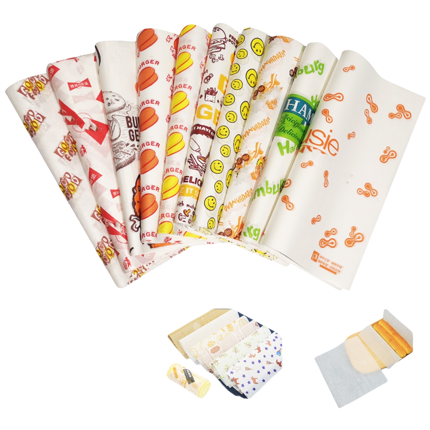 Grease Resistant Food Warpping Paper 2