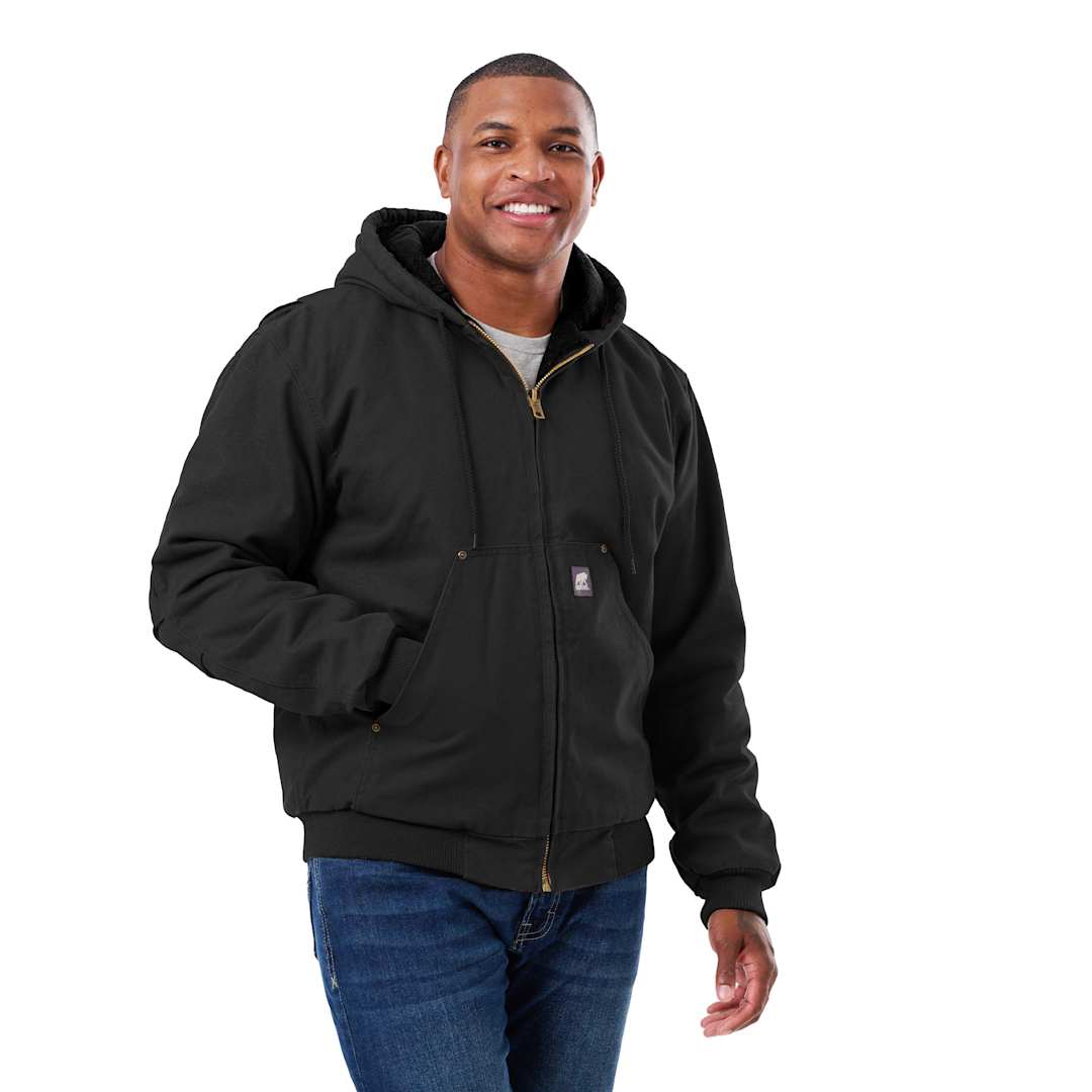 Berne Heartland Washed Duck Hooded Work Jacket 79