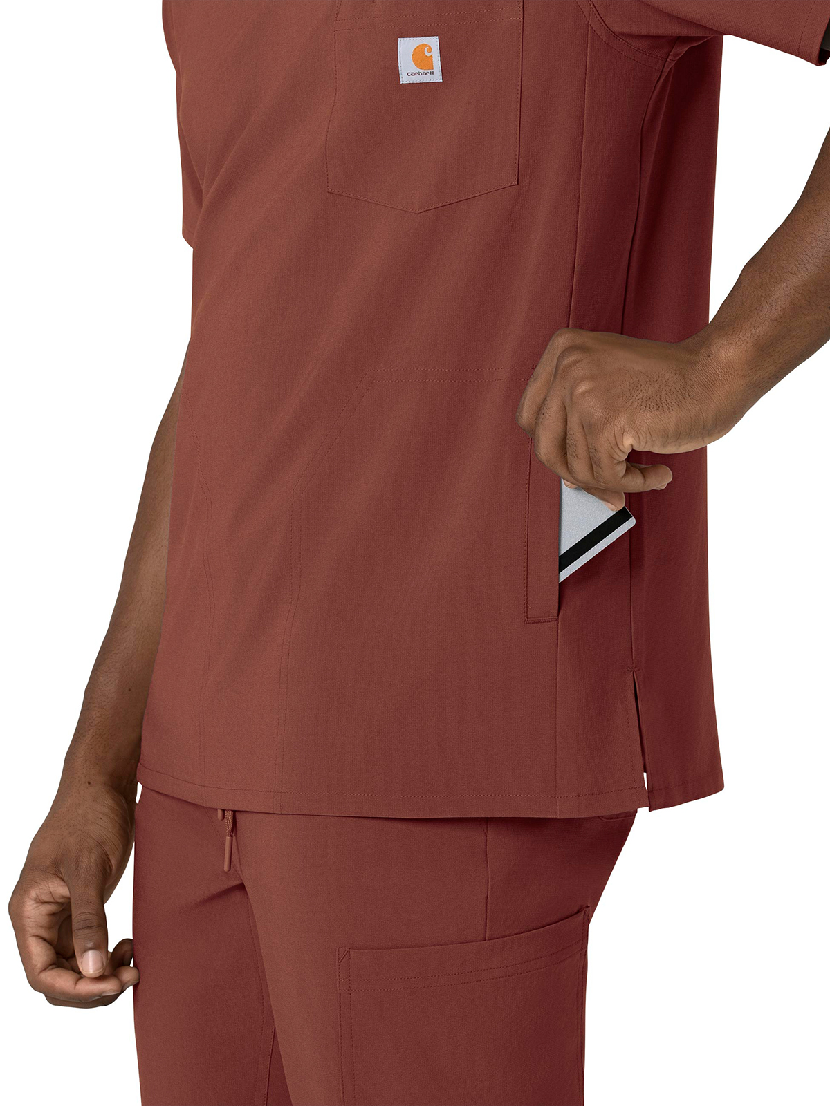 Carhartt Scrubs - Force Cross-Flex - Men's Three-Pocket V-Neck Top 34
