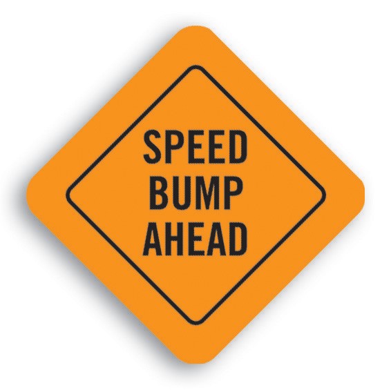 Screen Printed Poly Name Badge (1.125"x1.125") Square