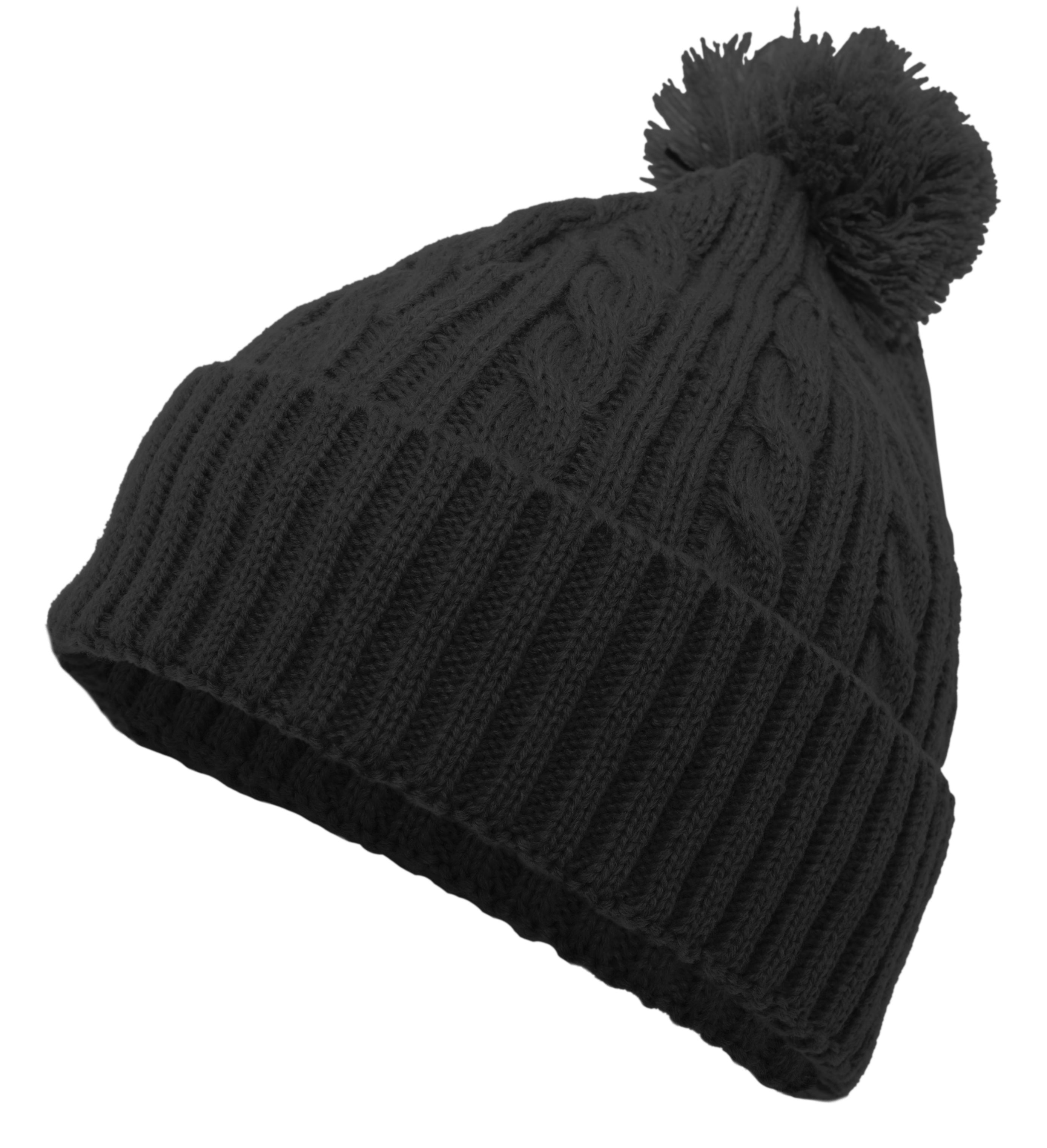 Cable Knit Pom-Pom Beanie 3