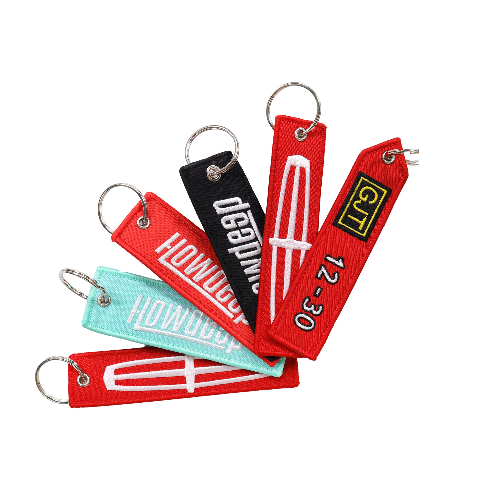 Embroidered Keychain Ornament Tag 2