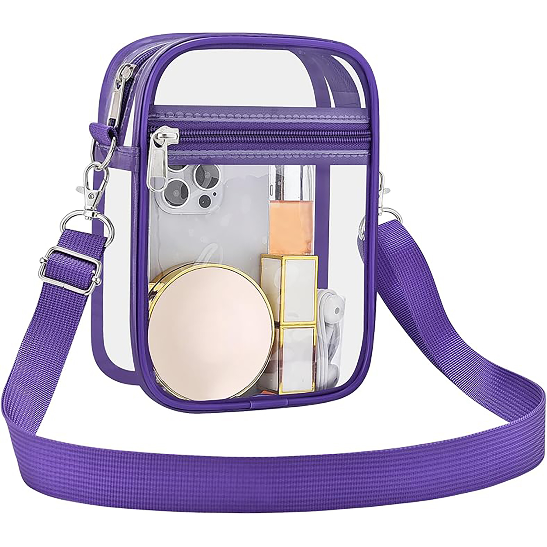 Men's and Women's Transparent Crossbody Wallet 15