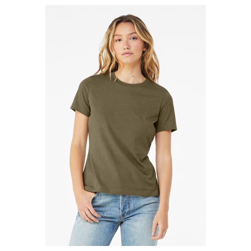 Bella + Canvas Ladies' Relaxed Heather CVC Short-Sleeve T-Shirt 36