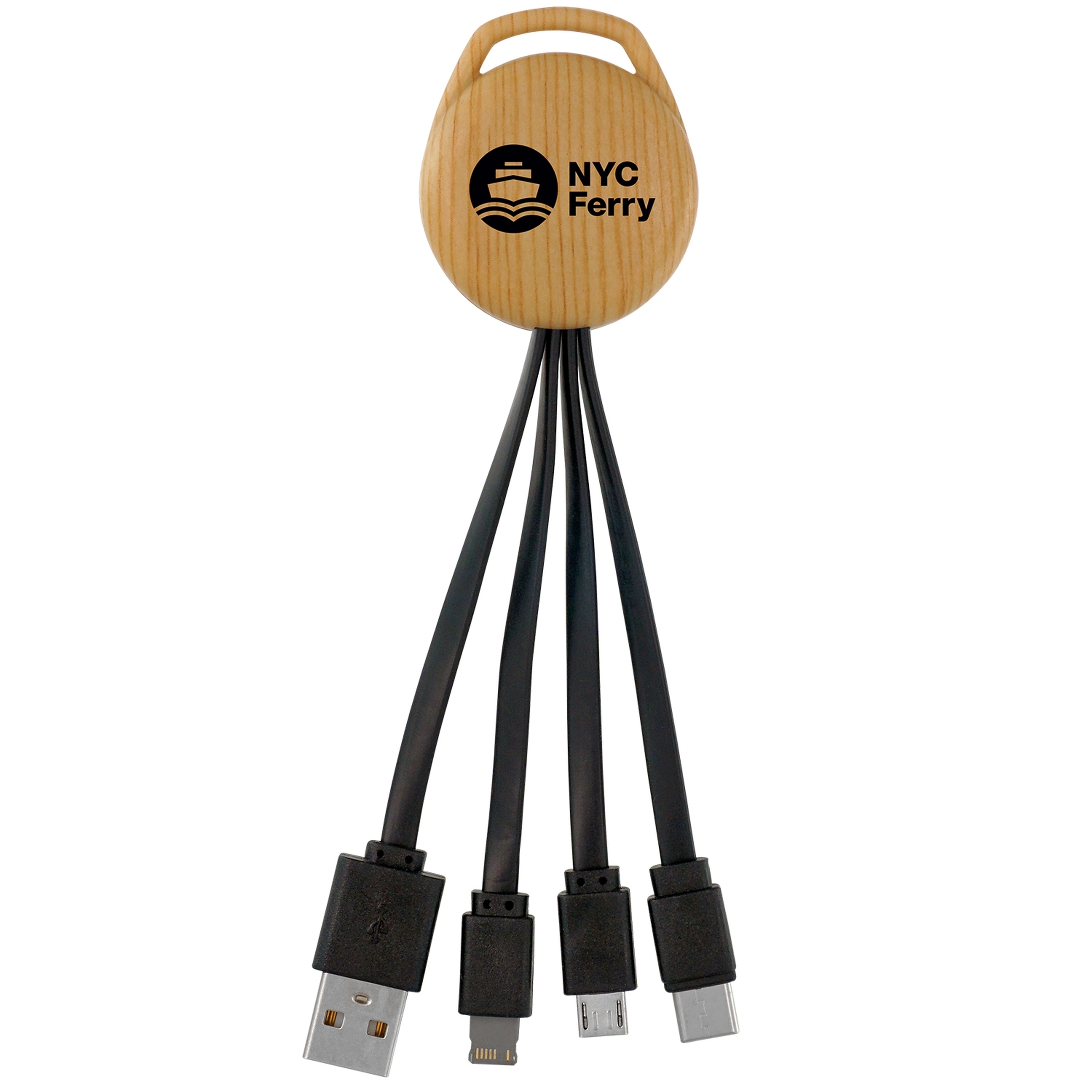 BAMBOO PATTERN VIVID 3-IN-1 CHARGING CABLE 8