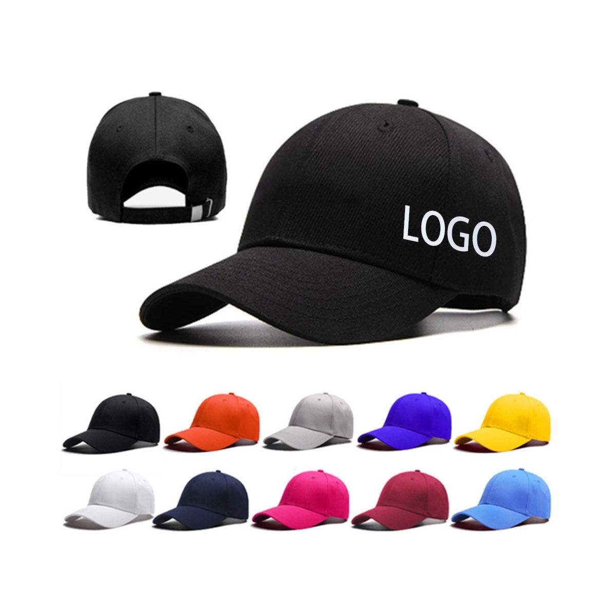 Adjustable Cotton Baseball Cap Hat 2