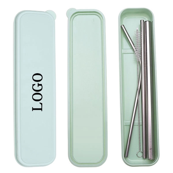 Stainless Steel Drinking Straw Gifts Set 2