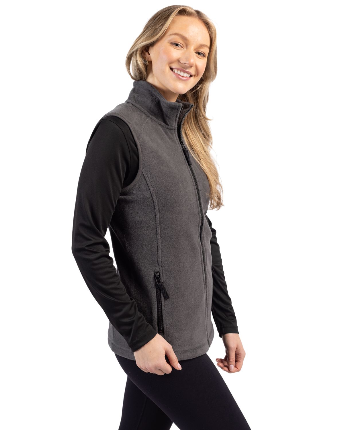 Clique Summit Performance Fleece Womens Full Zip Vest 24