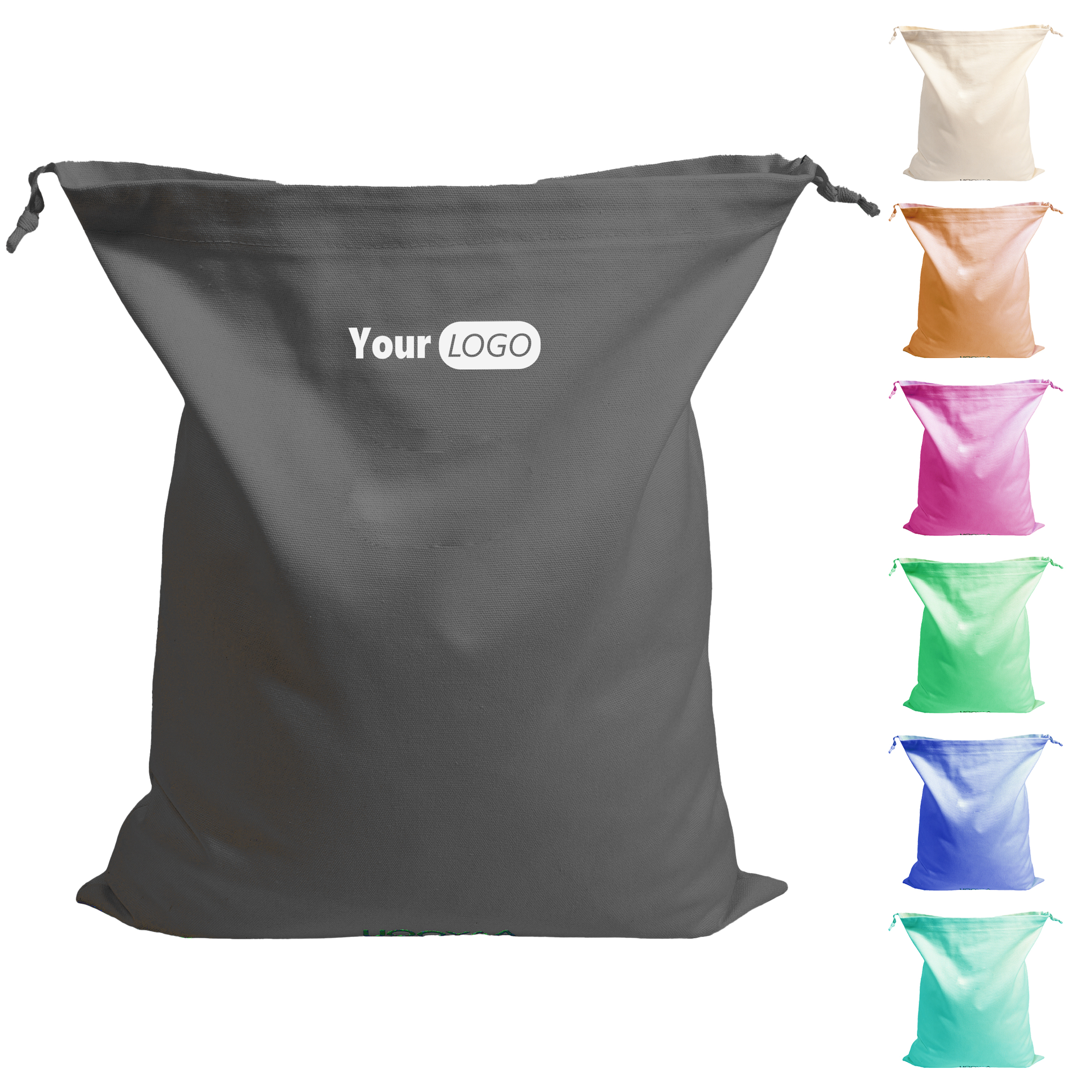 Canvas Versatile Drawstring Storage Bag For Home And Travel 1