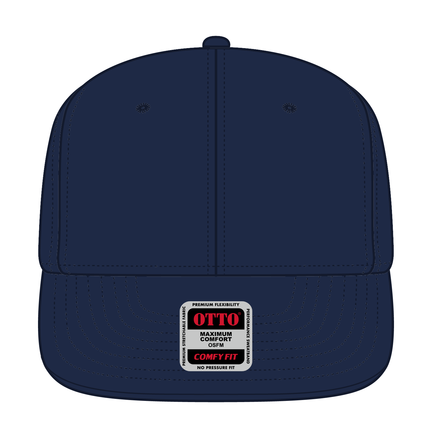 OTTO CAP® OTTO COMFY FIT® 6 Panel Pro Style Snapback Hat 12
