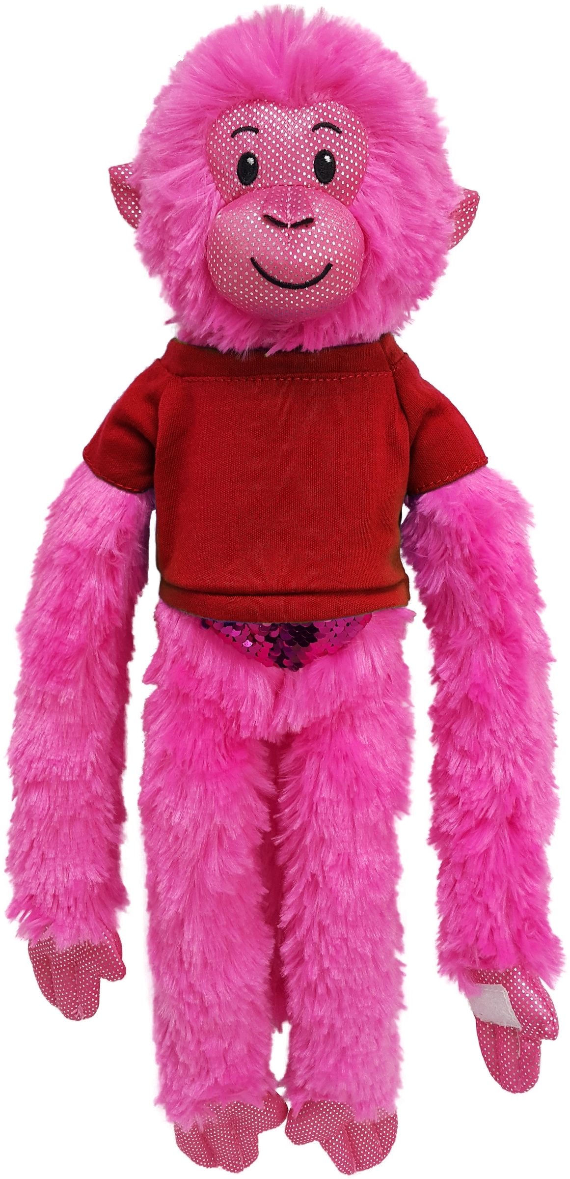 21" Hot Pink Spider Monkey with Sequins 7