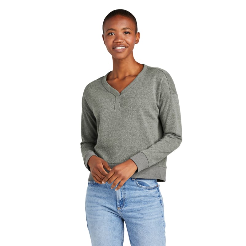 District Women's Perfect Tri Fleece V-Neck Sweatshirt 8