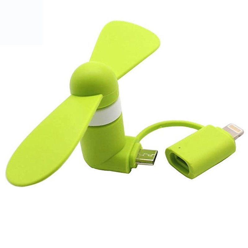 2-in-1 Mini  USB Smartphone Fan 2