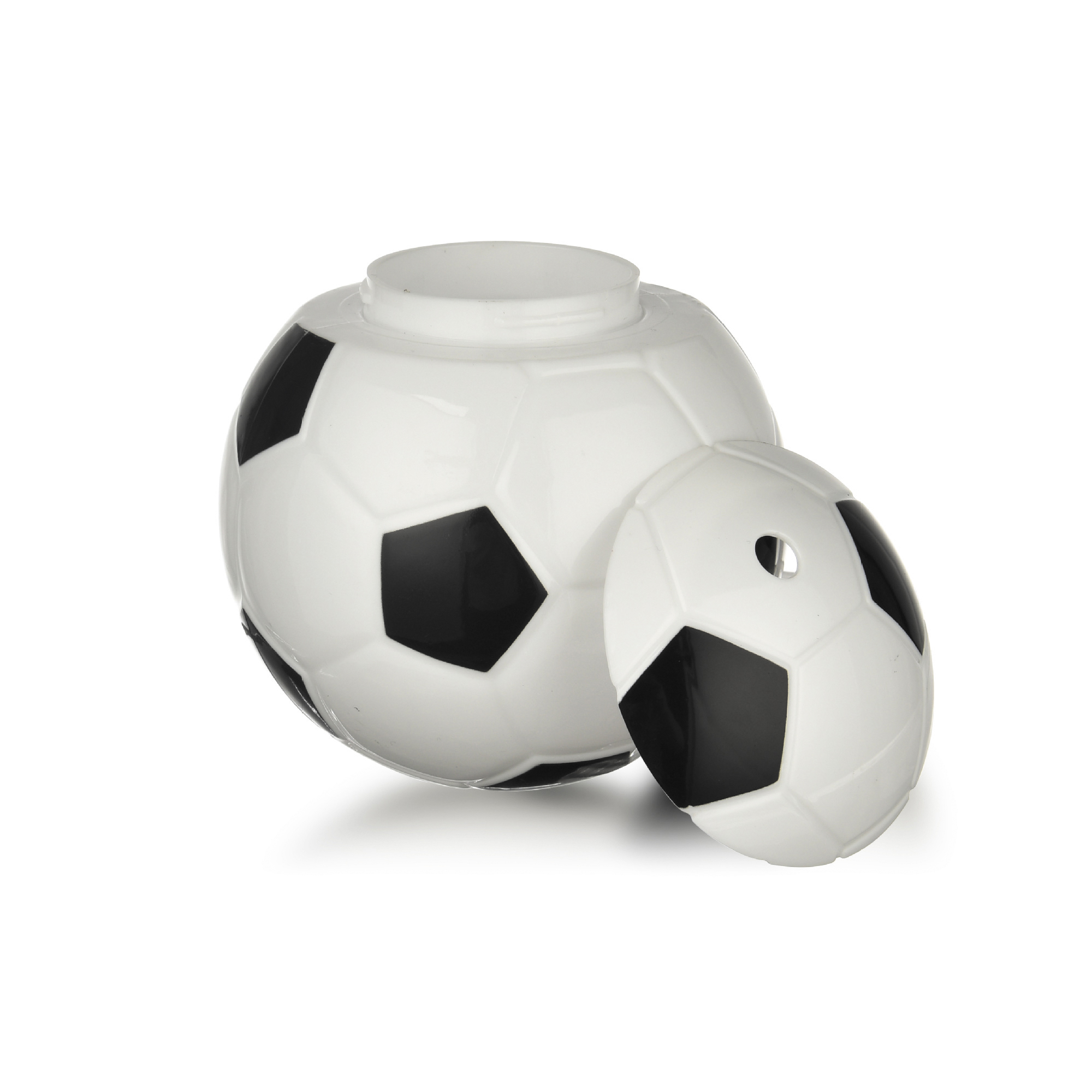 Football Shaped Plastic Drinking Ball Cup with Straw 4