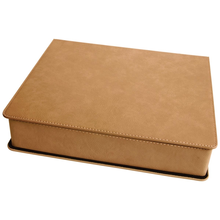 Light Brown Leatherette 5-Piece Wine Tool Set 3