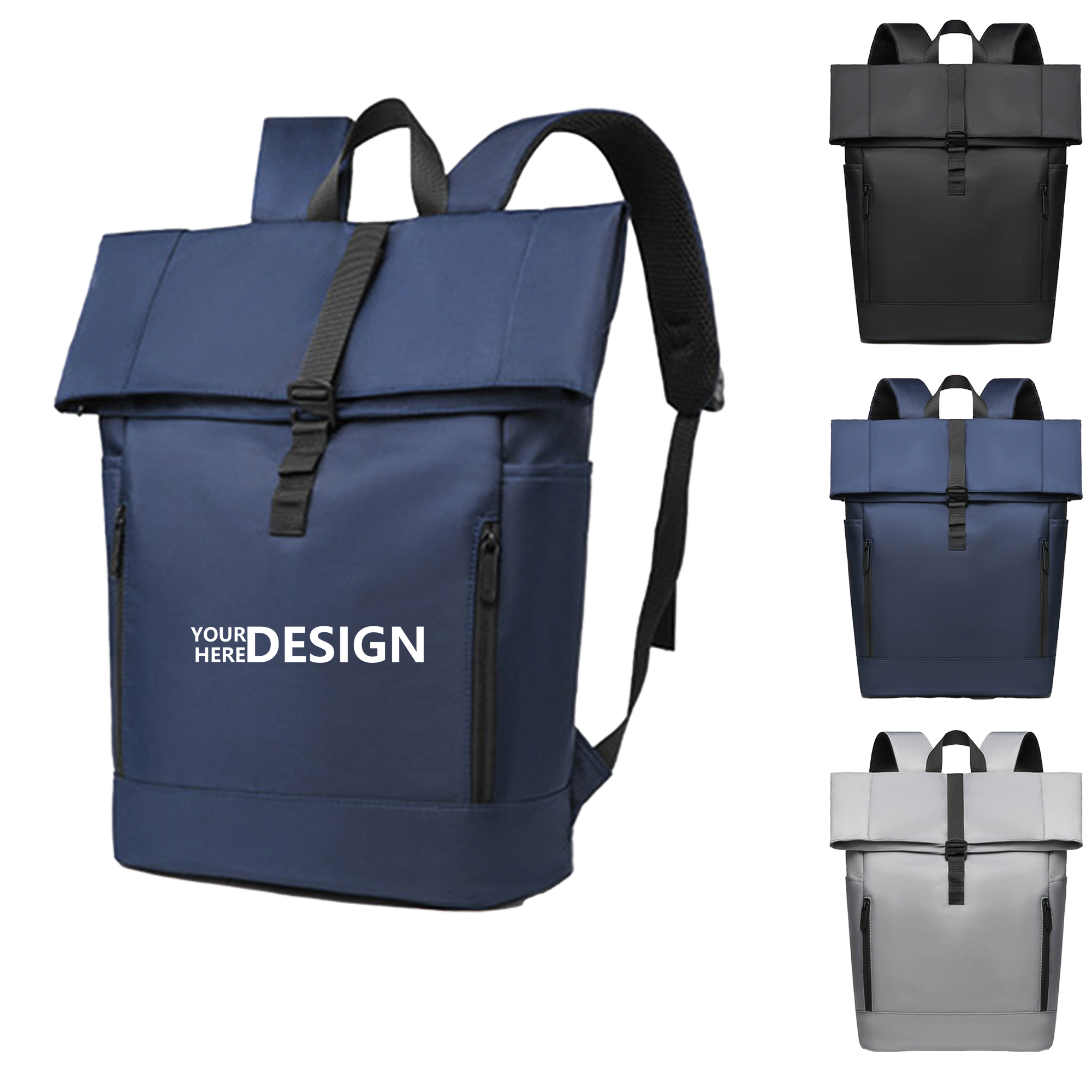 Men's Rolling Top Backpack 2