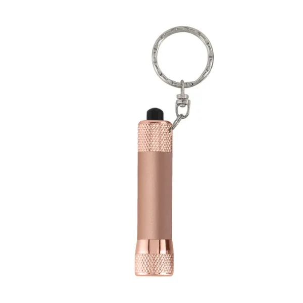 Chroma Softy Rose Gold LED Flashlight with Keyring 2