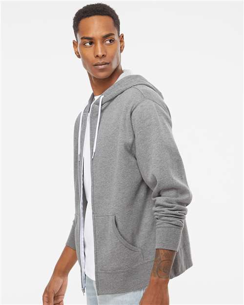 Unisex Lightweight Full-Zip Hooded Sweatshirt - AFX90UNZ 12
