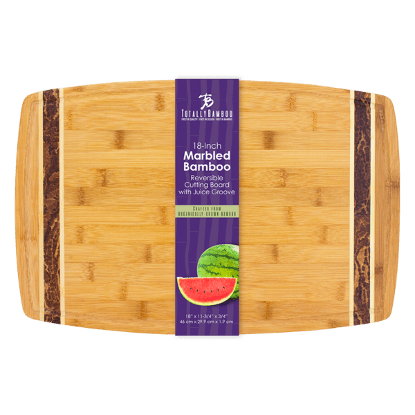 Marbled Look Bamboo Cutting Board 8