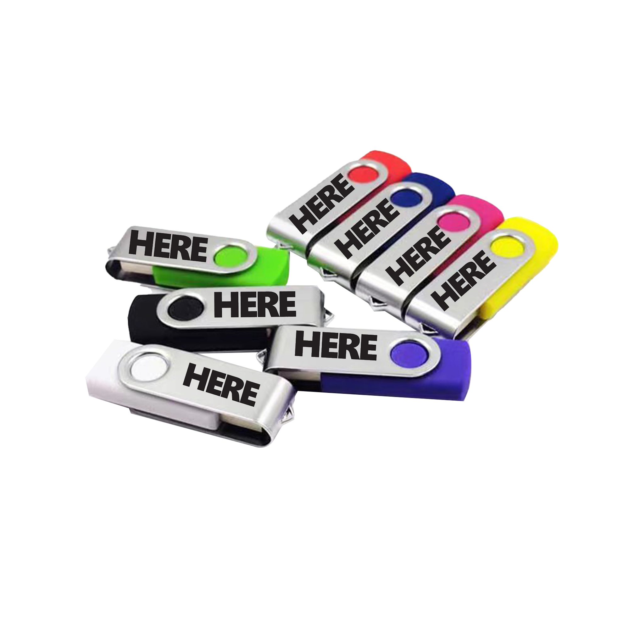 8 GB Simplified Rotating USB Drive 2
