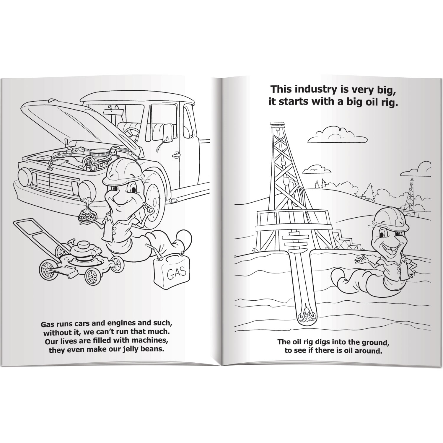 Coloring Book - Oil & Gas Natural Resources 4