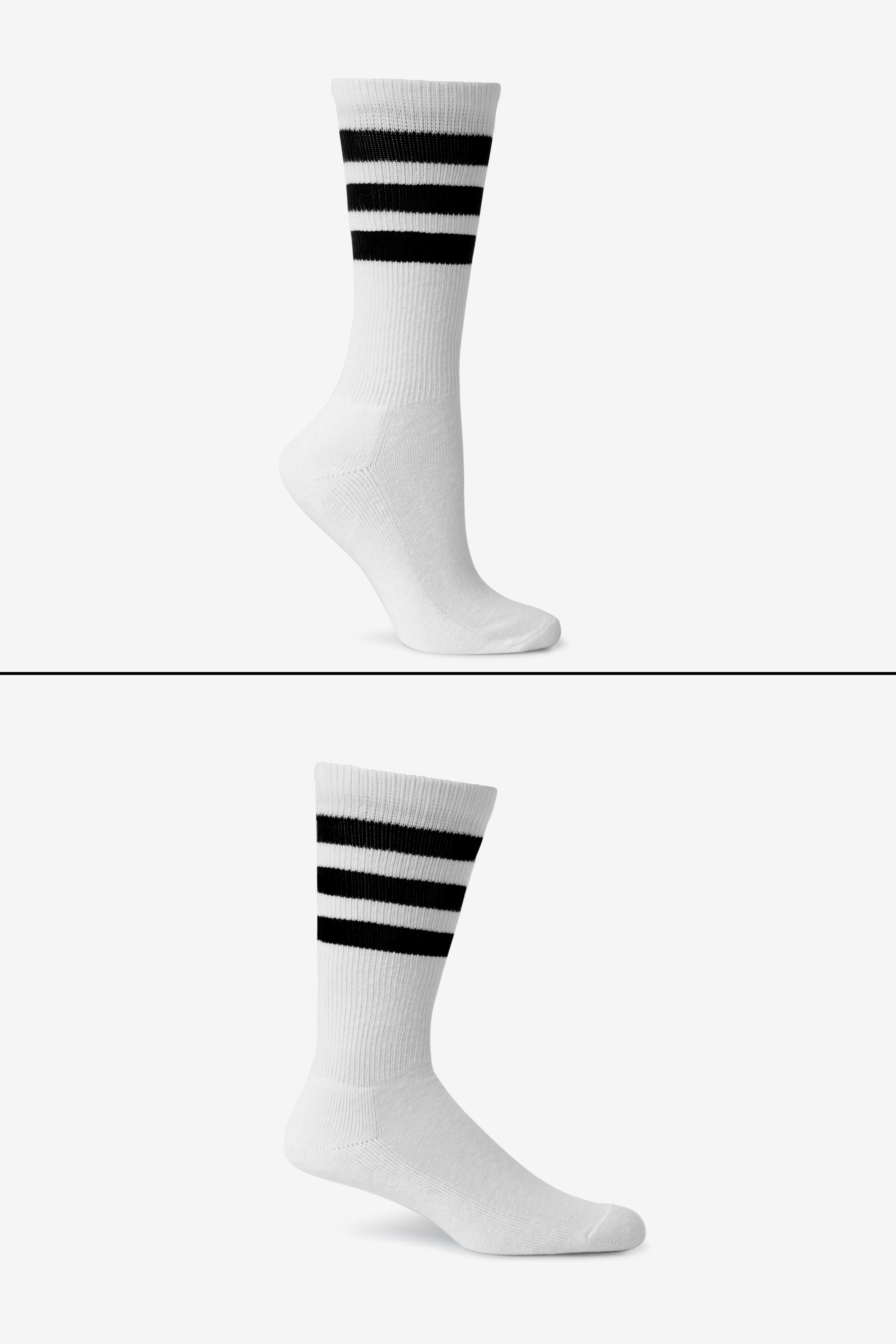 3 STRIPE CALF HIGH SOCK 8
