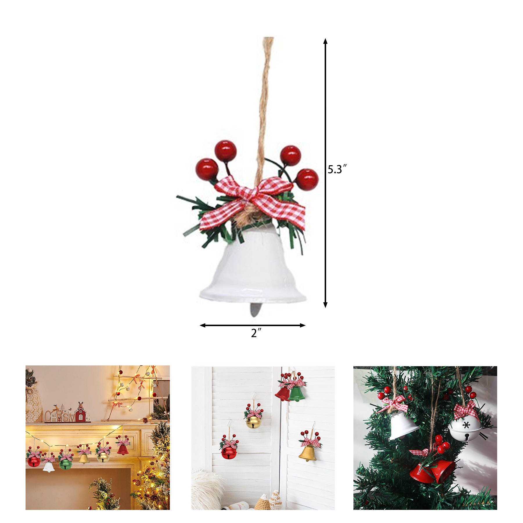 Christmas Jingle Bells Ornaments 2