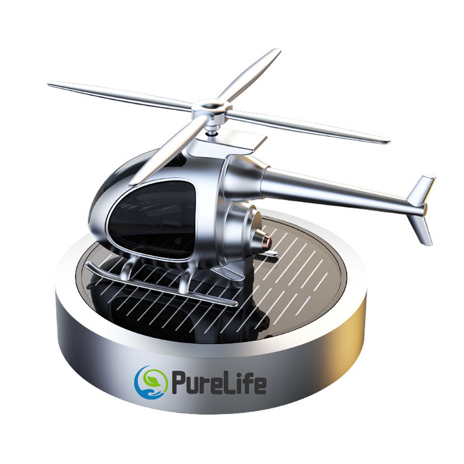Solar Powered Rotating Car Air Purifier 2