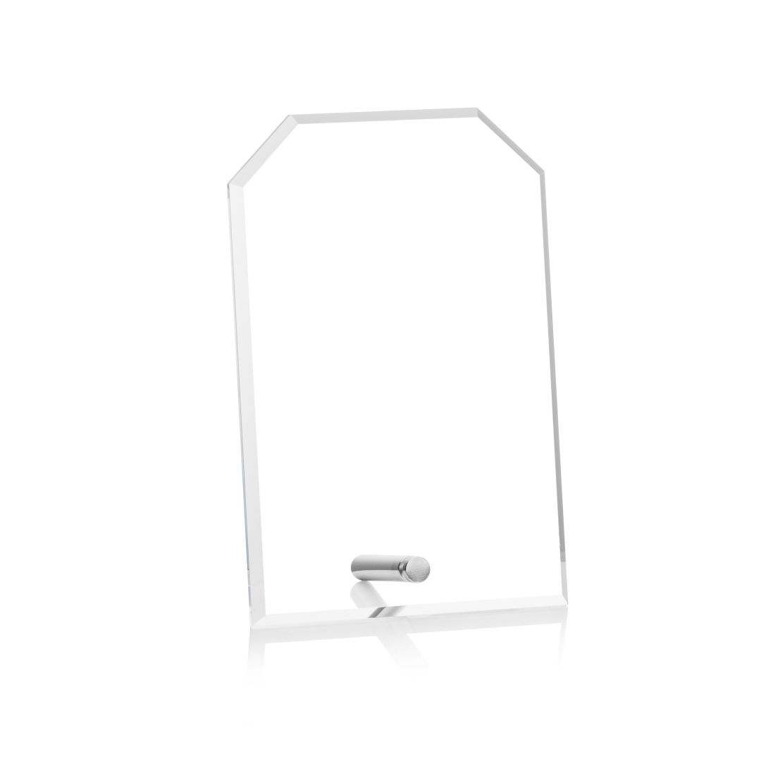 Polaris Clipped Rectangle Award - Silver 3
