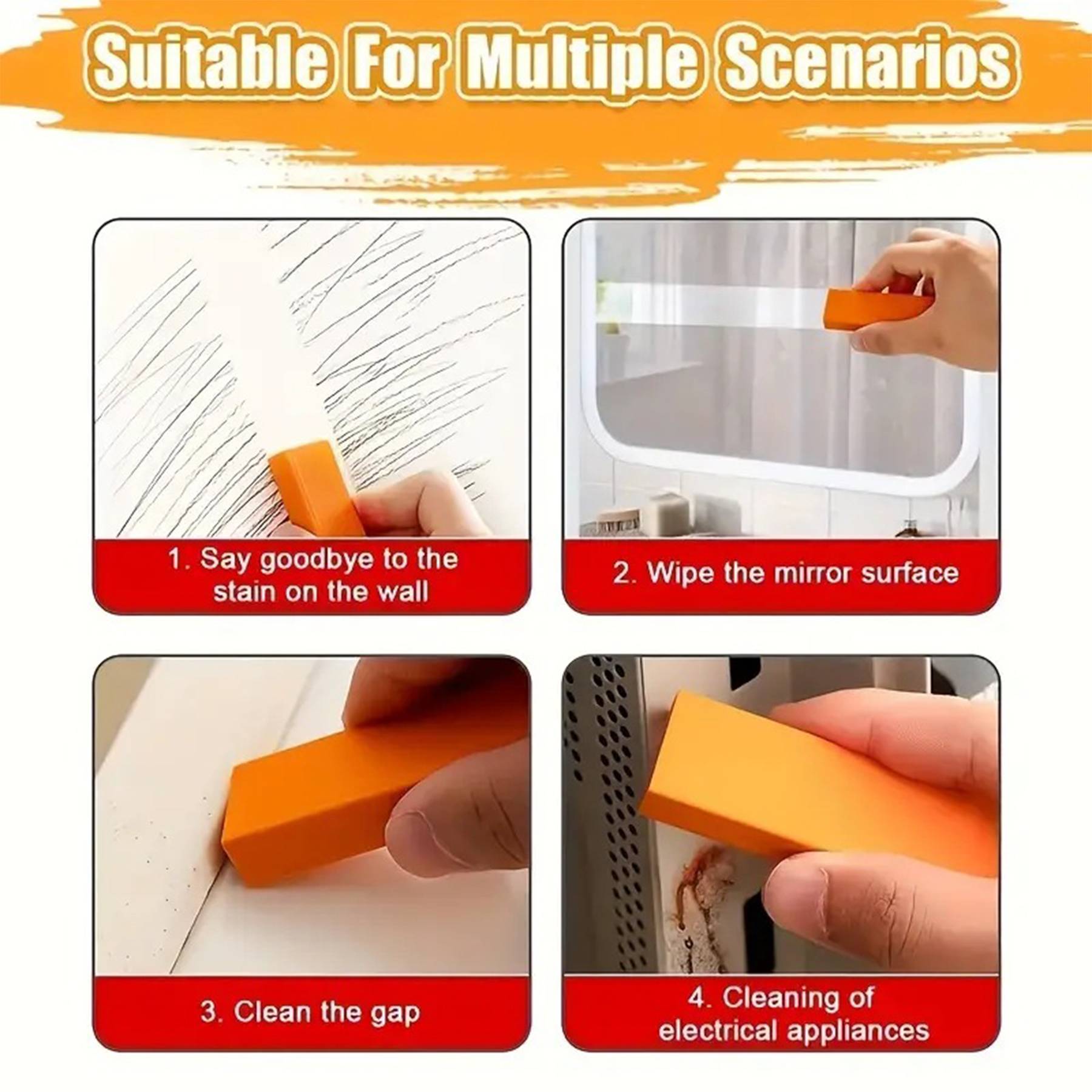 Kitchen Scale Rust Removal Cleaning Eraser 3