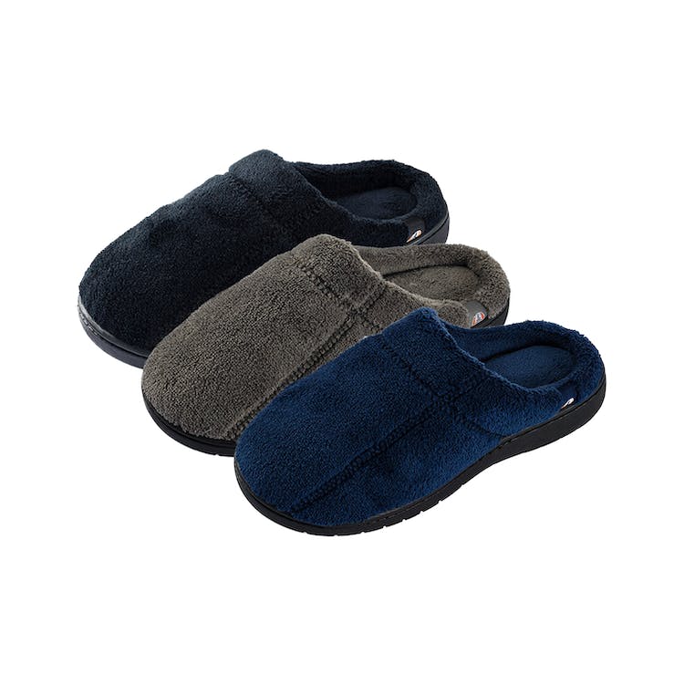 Boys' Plush Terry Clog Slippers - S-XL 3 Dark Colors 2