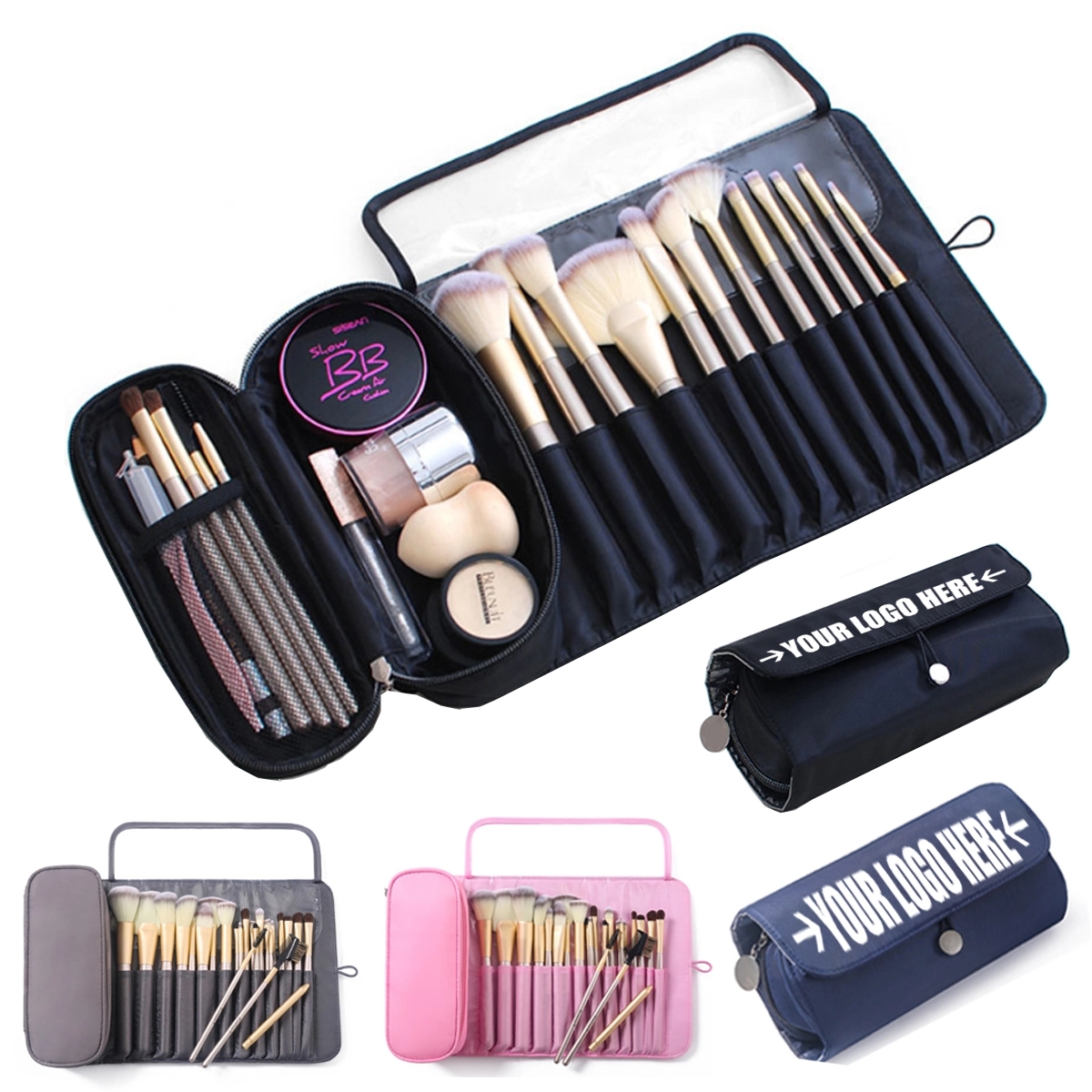 Custom Makeup Brush Travel Bag Organizer 7