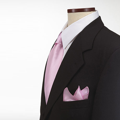 Pink Silk Pocket Square 2