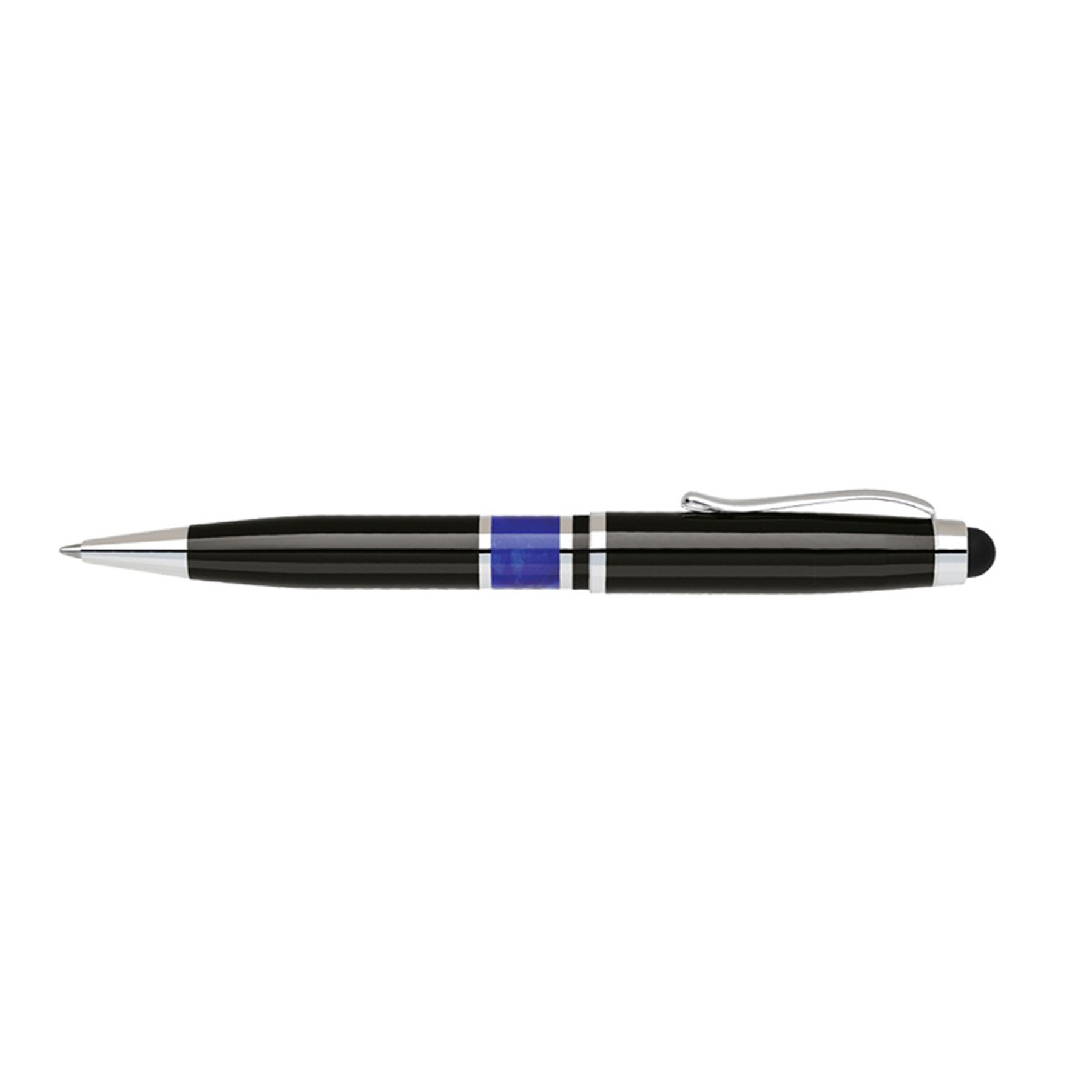 Lacquered Brass twist ballpoint pen with touchscreen stylus 4