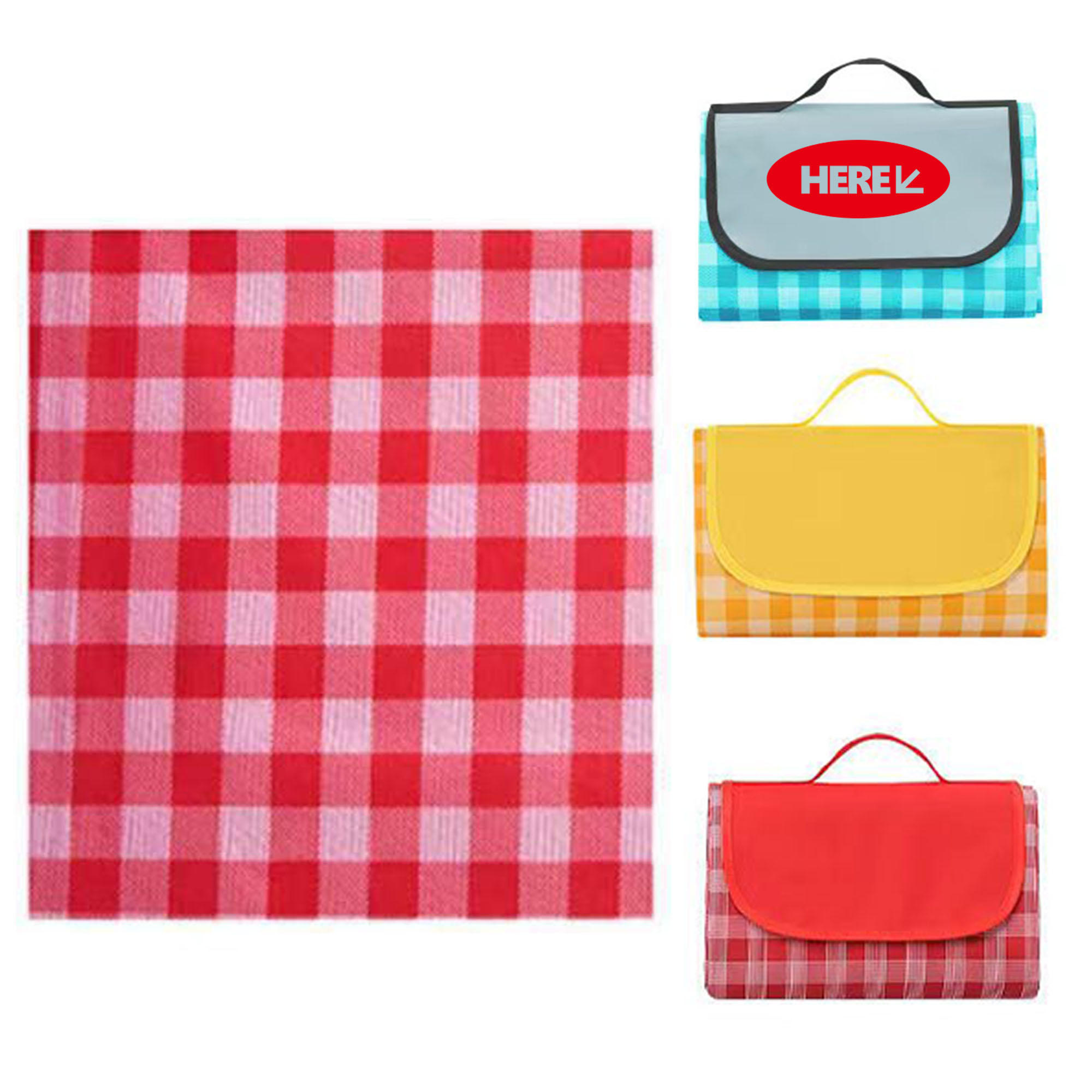 MOQ 50 Foldable Large Picnic Blanket Beach Mat 2