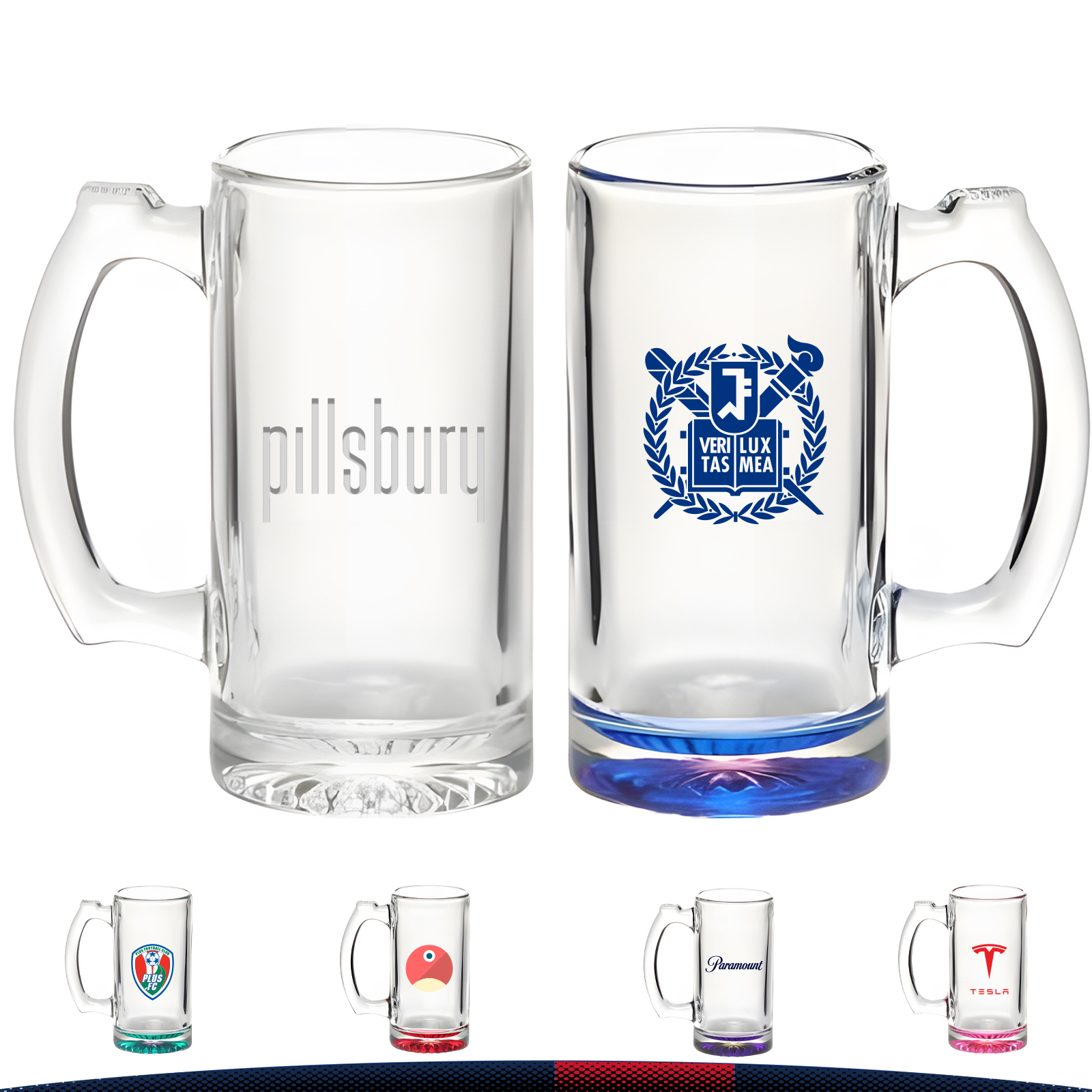 12 oz. Libbey Glass Beer Mugs 4