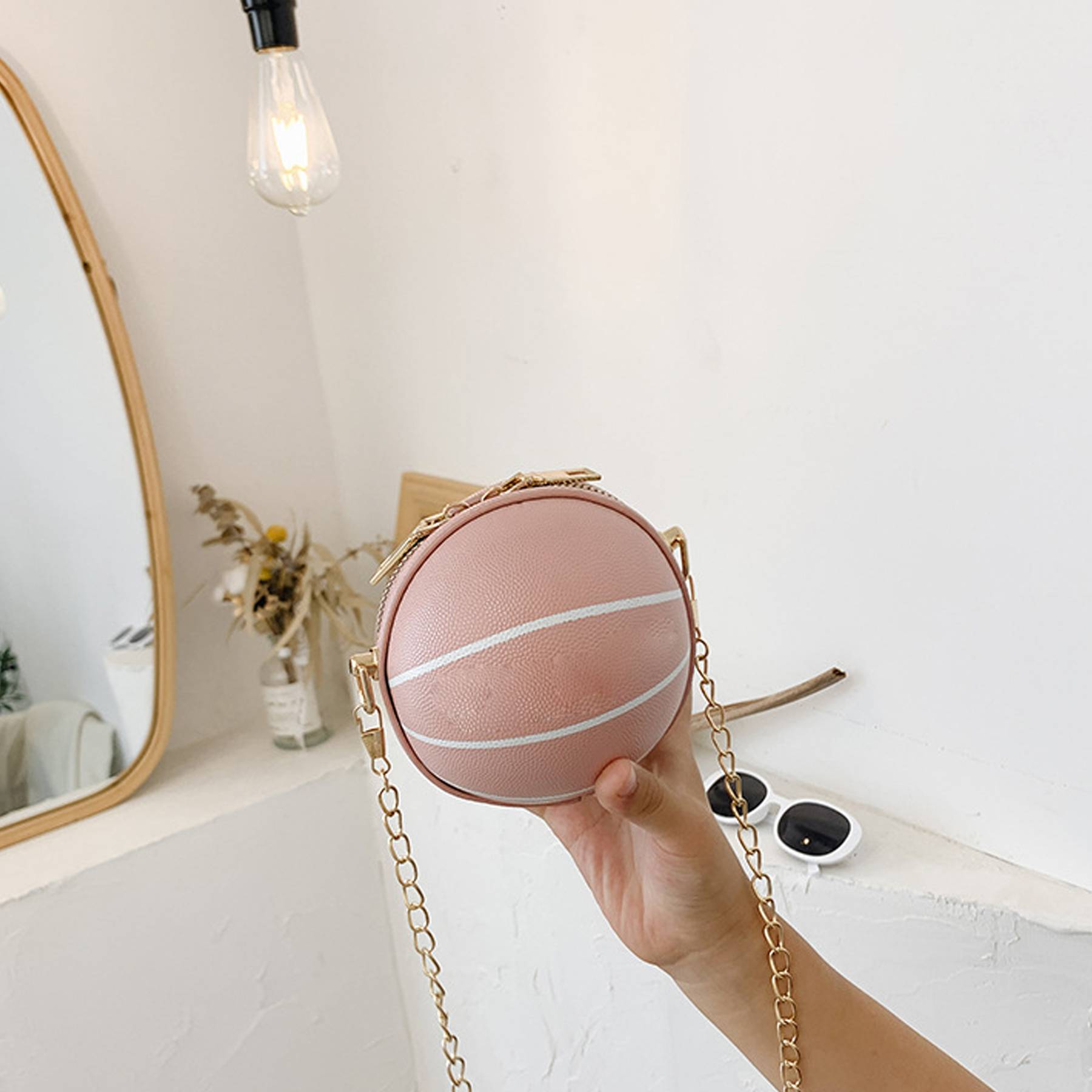 Children's Mini Fashion Chain Crossbody Basketball Bag 6