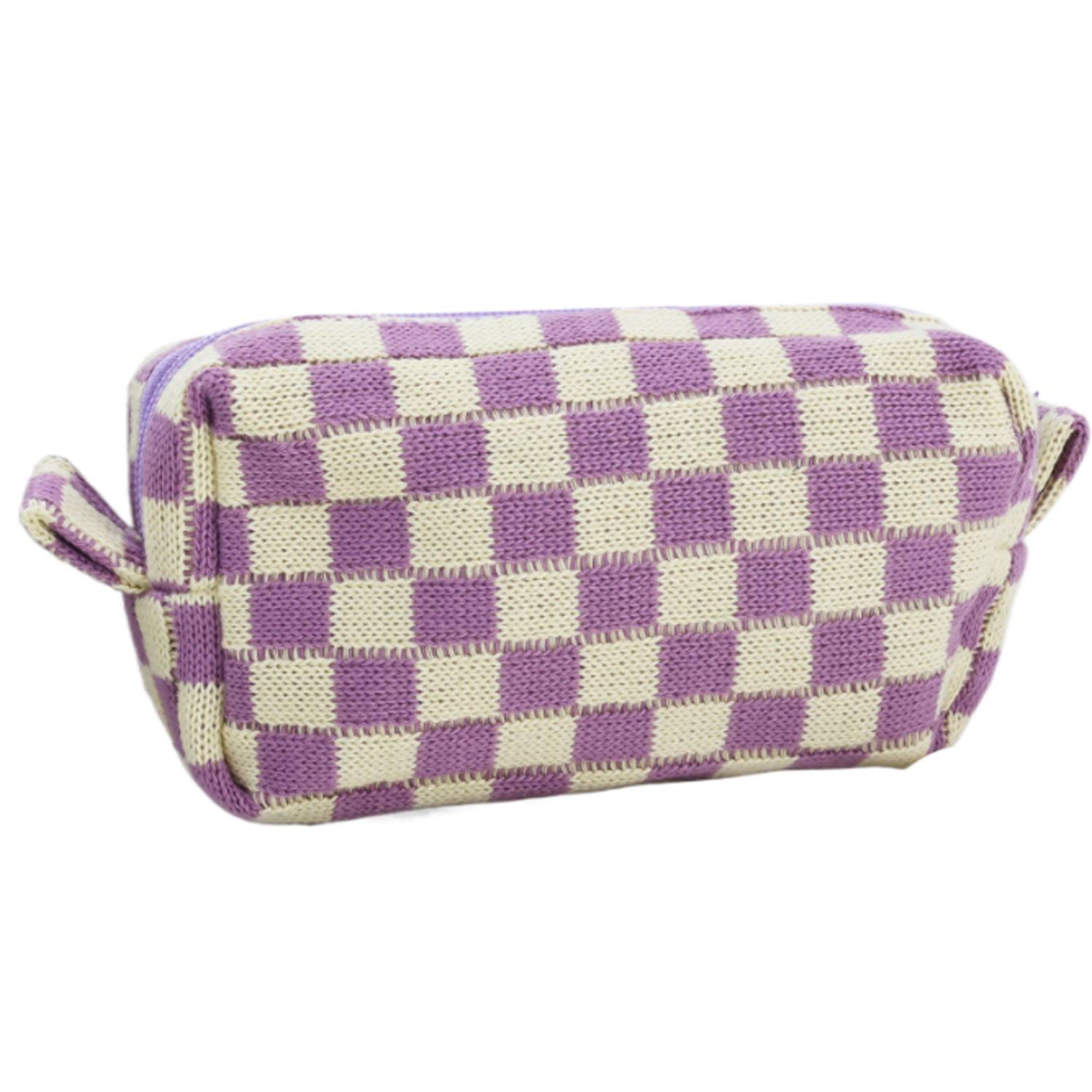 Checkered Makeup Bag 4