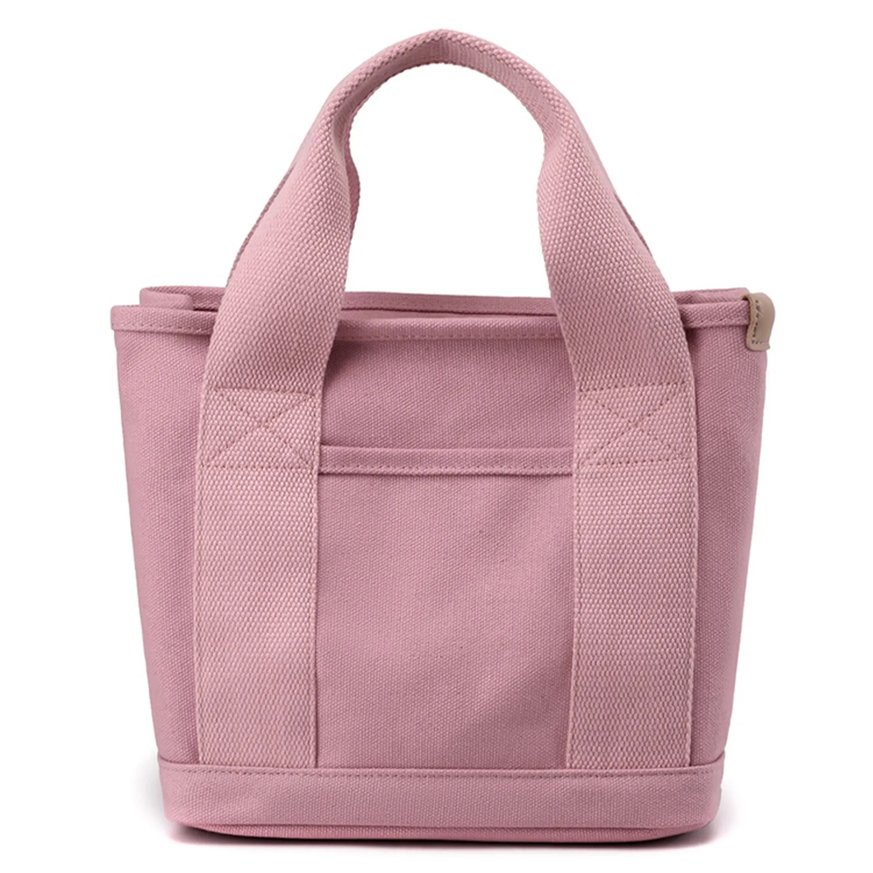 Canvas Small Tote Bag with Zipper 4