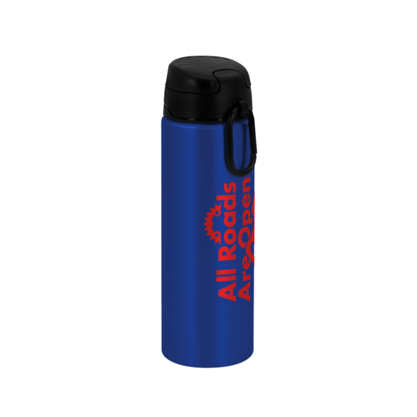FastFlow Recycled Aluminum Bottle with Flip Lid, custom water bottle with logo imprint 146