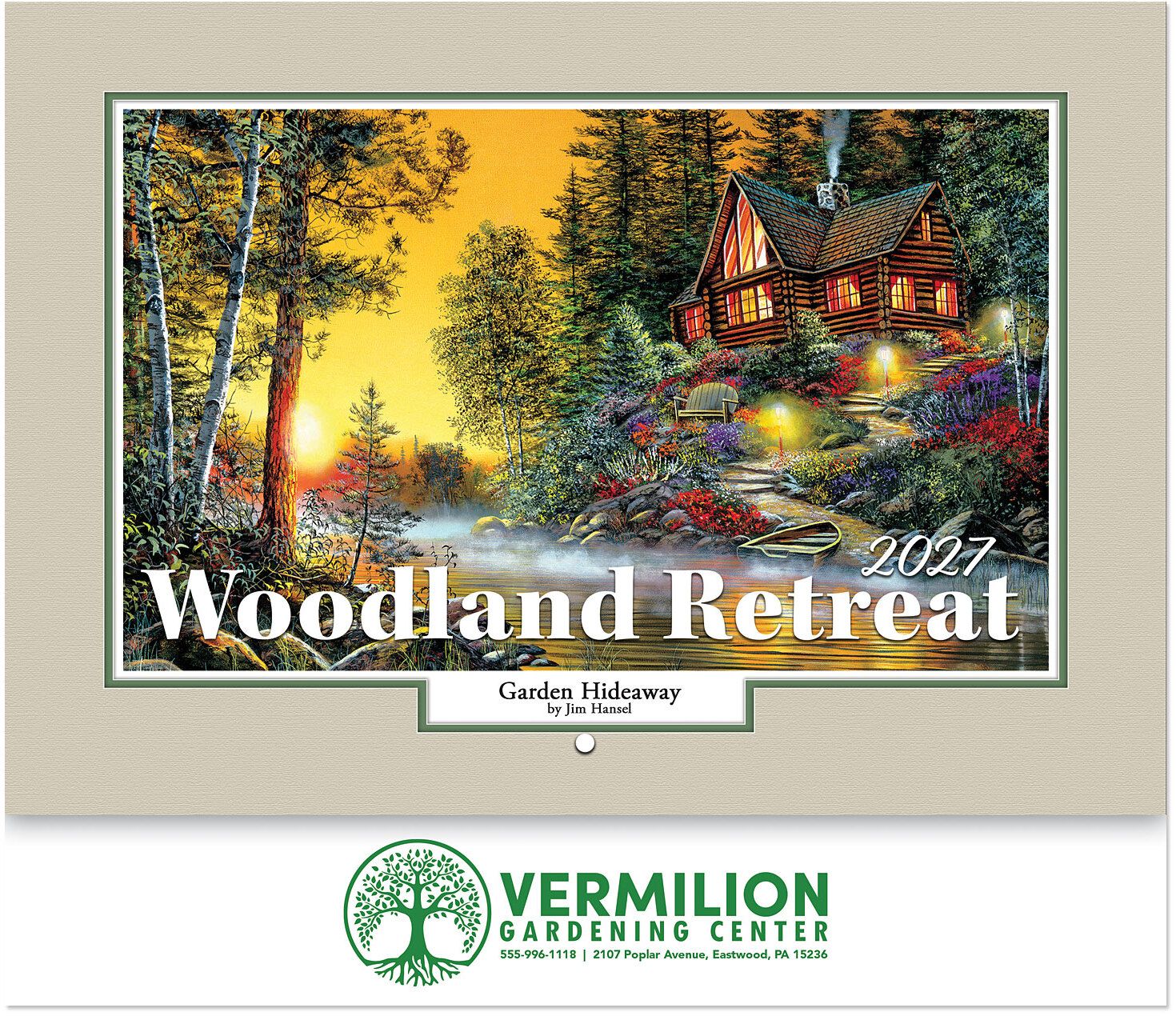 WOODLAND STAPLED WALL CALENDAR 2