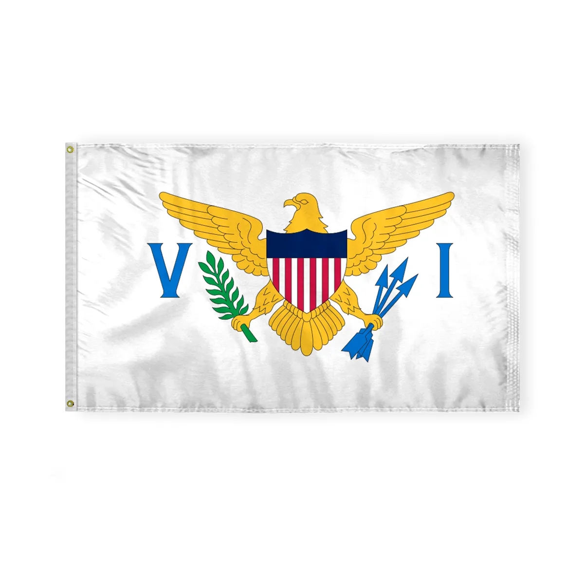 12"x18" to 8'x12' Virgin Island Nylon Flags 8
