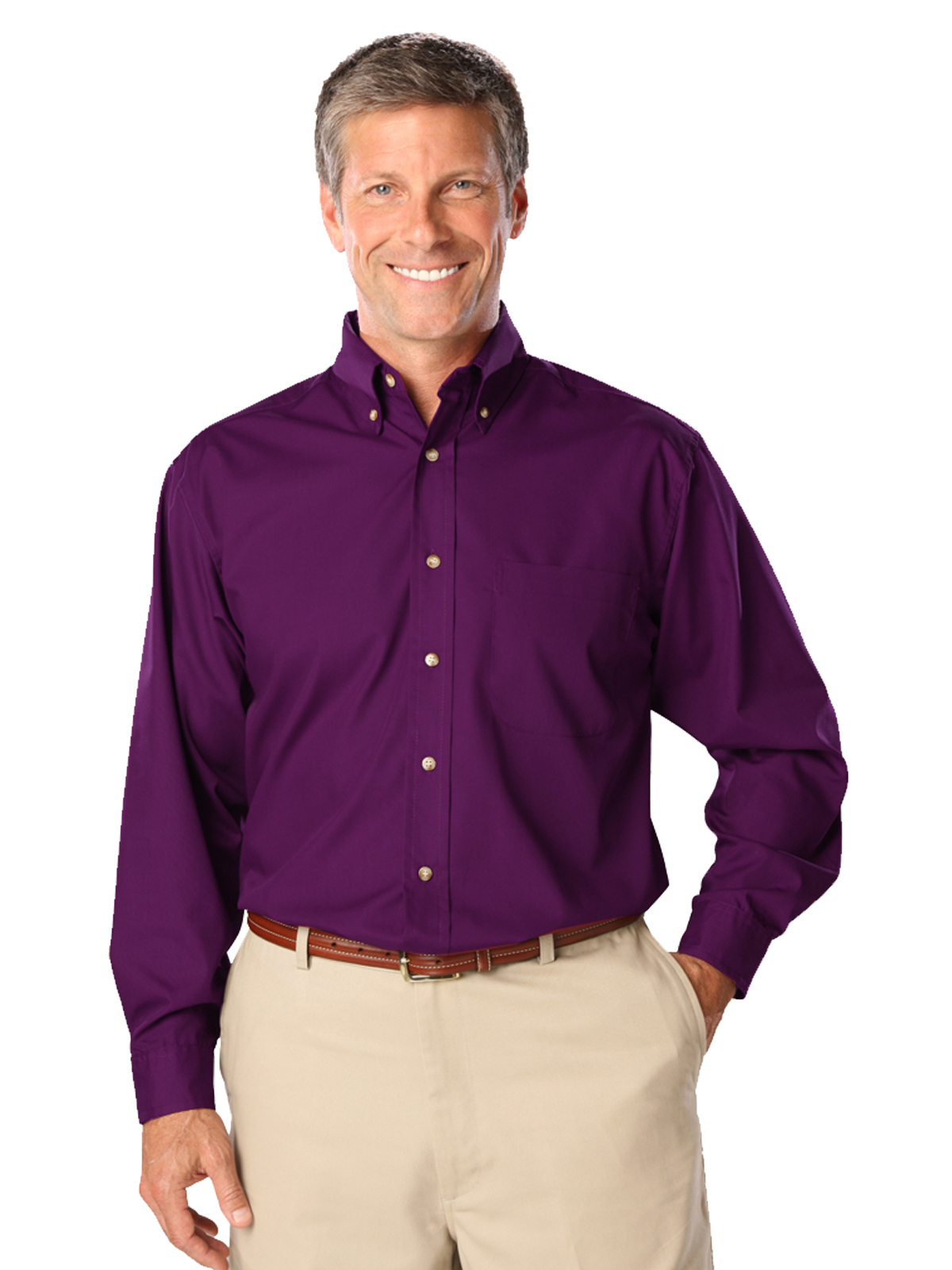 Blue Generation - Men's 1-Pocket Superblend Poplin Shirt 29