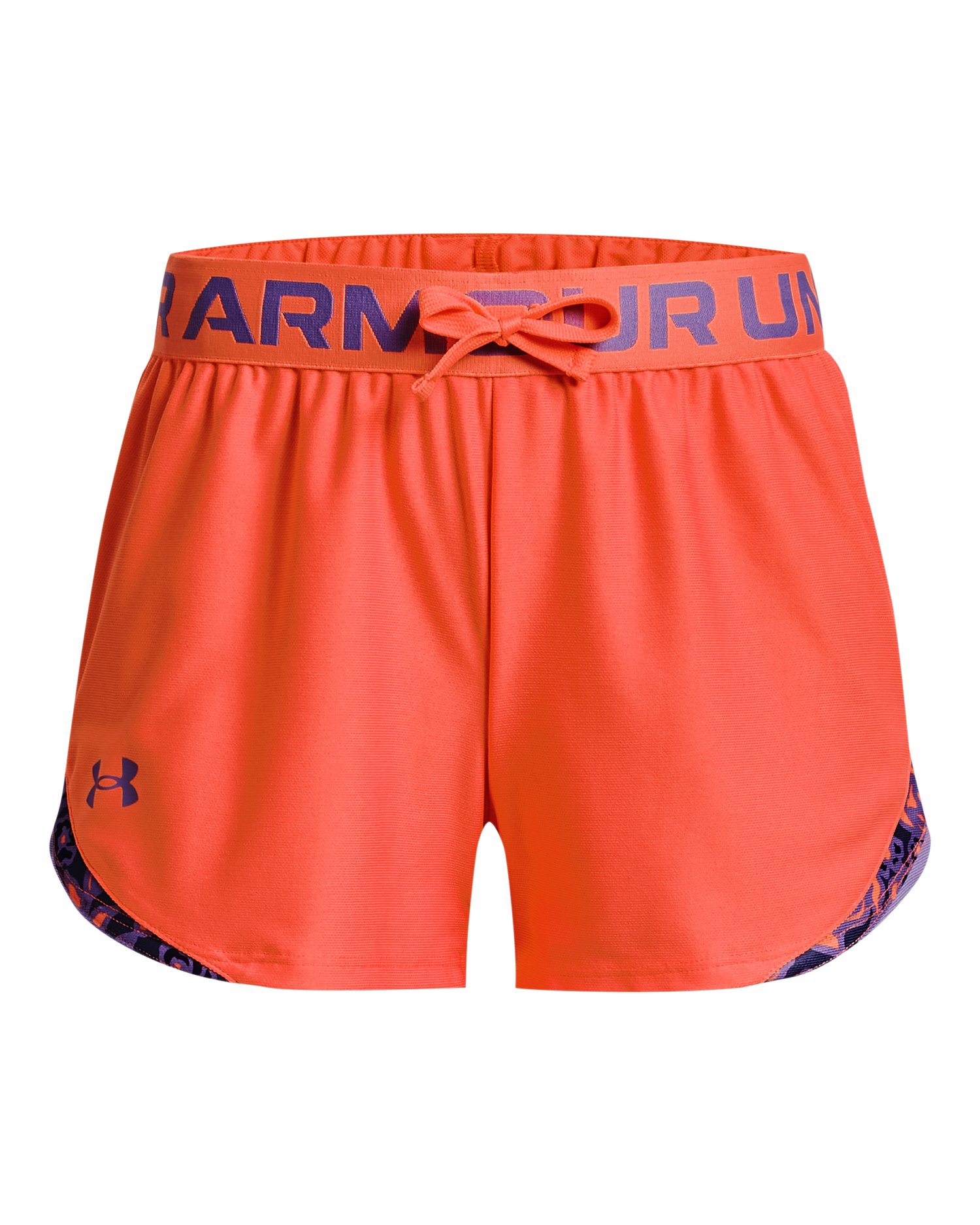 UA Play Up Tri-Color Girls' Shorts 5
