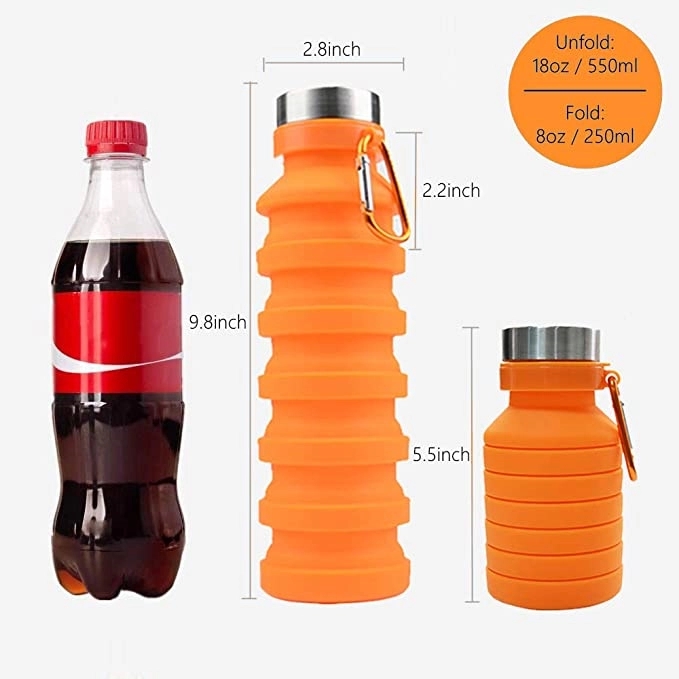 17oz Folding Travel Water Bottle 4