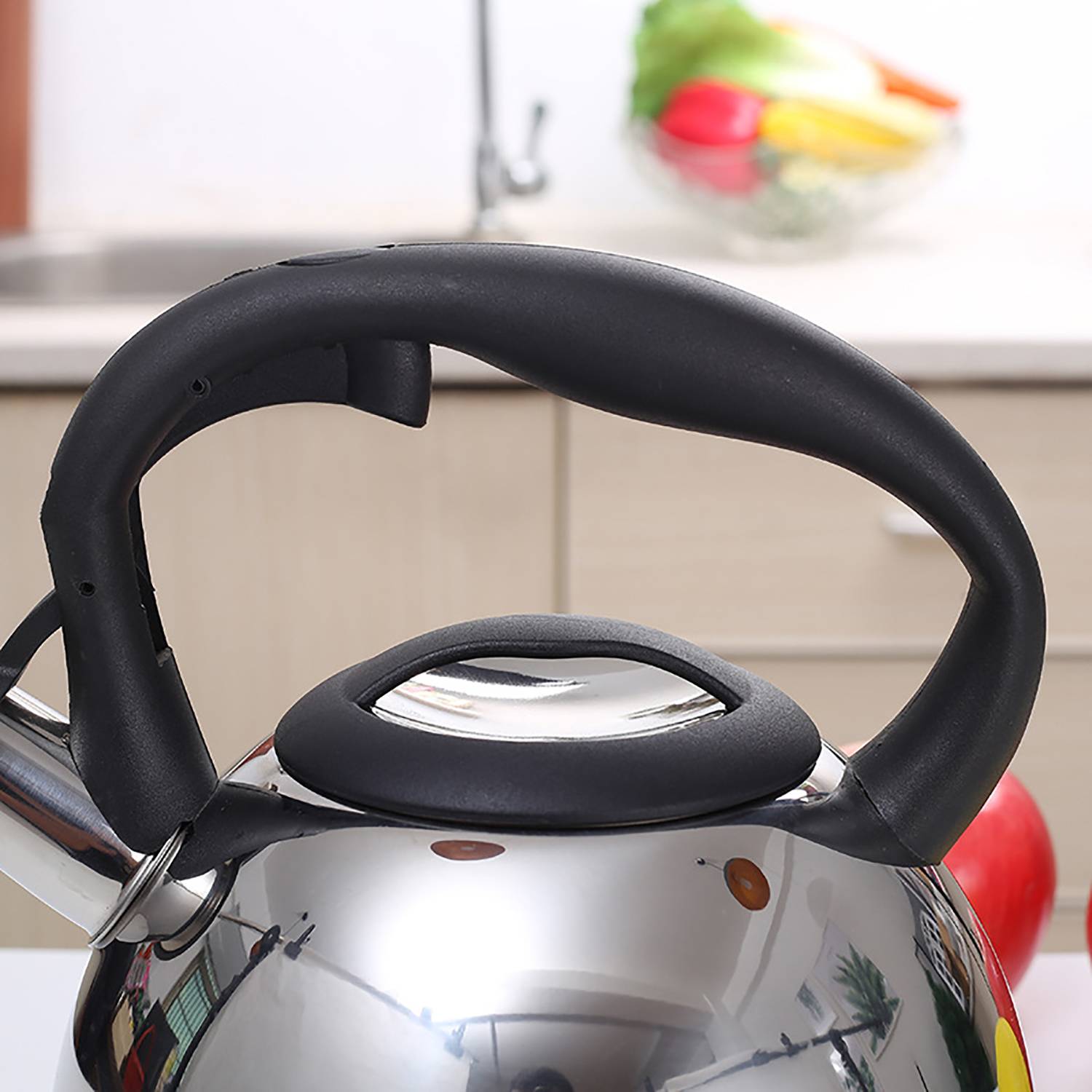 101oz Stainless Steel Blaring Flat Base Kettle 5