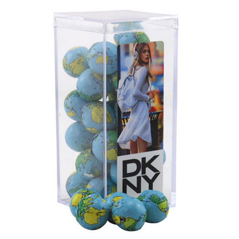 Acrylic Box with Chocolate Globes 1