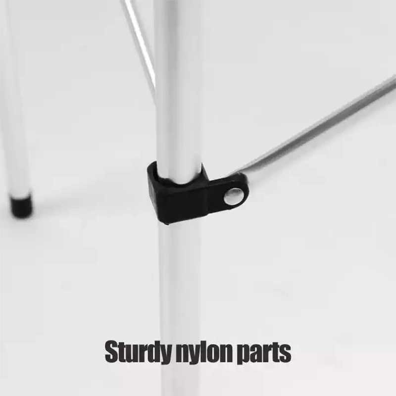 Basics Classic Tv Camping Folding Trays With Storage Rack 3